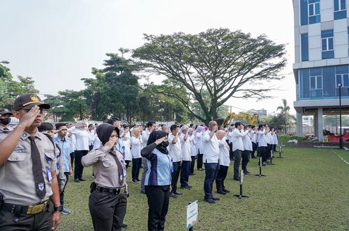 Pelaksanaan Apel Pagi di Lingkungan BBWS Citarum