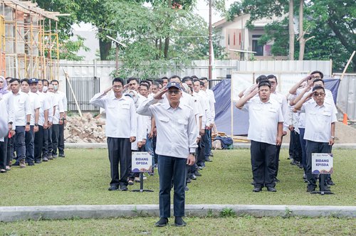 Pelaksanaan Apel Pagi di Lingkungan BBWS Citarum
