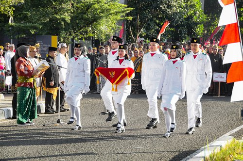 Pengibaran Sang Saka Merah Putih – Upacara Proklamasi HUT RI ke-78