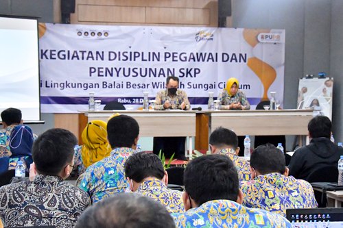 Kegiatan Disiplin Pegawai dan Penyusunan SKP di Lingkungan BBWS Citarum