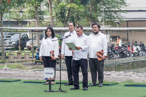 Pelaksanaan Apel Pagi di Lingkungan BBWS Citarum