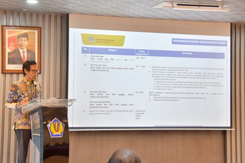 Rapat Evaluasi Pelaksanaan Sertifikasi Barang Milik Negara (BMN)
