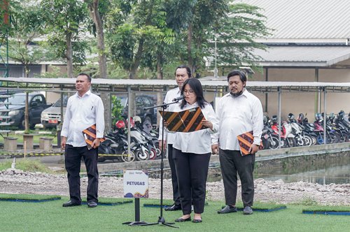 Pelaksanaan Apel Pagi di Lingkungan BBWS Citarum