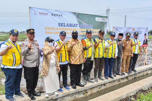 Serah Terima Hasil Pekerjaan Program Percepatan Peningkatan Tata Guna Air Irigasi (P3-TGAI) – Tahun Anggaran 2022