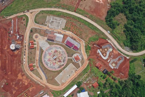 Inspeksi Lokasi Pembangunan Bendungan Sadawarna
