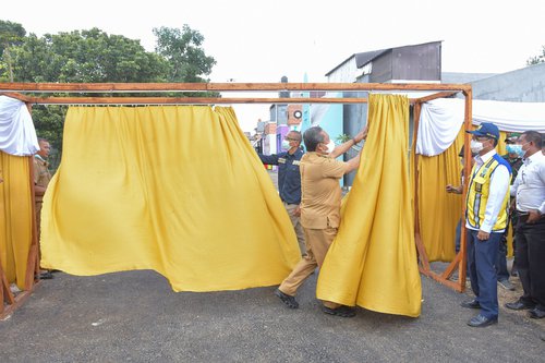 Peresmian Ruang Publik Waterfront Sungai Cidurian Kota Bandung