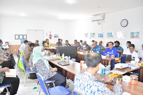 Inspeksi Lokasi Pembangunan Bendungan Sadawarna