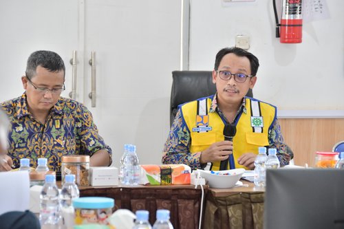 Inspeksi Lokasi Pembangunan Bendungan Sadawarna
