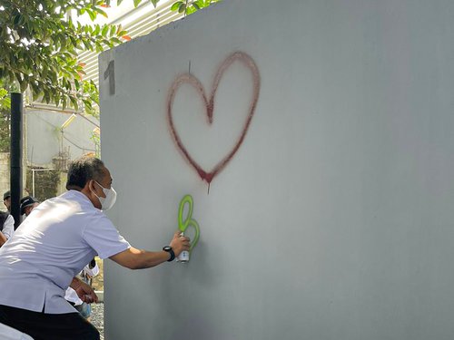 Peresmian Ruang Vandal Karet Kebo