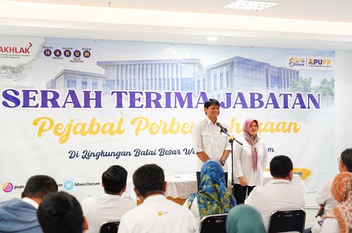 Sertijab Pejabat Perbendaharaan BBWS Citarum