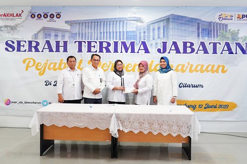 Sertijab Pejabat Perbendaharaan BBWS Citarum