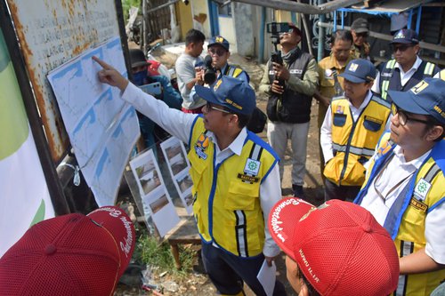 Kepala BBWS Citarum Tinjau Lokasi Pekerjaan bersama Anggota Komisi V DPR RI