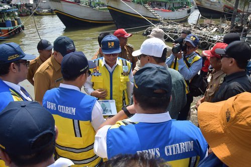 Kepala BBWS Citarum Tinjau Lokasi Pekerjaan bersama Anggota Komisi V DPR RI