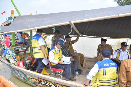 Kepala BBWS Citarum Tinjau Lokasi Pekerjaan bersama Anggota Komisi V DPR RI