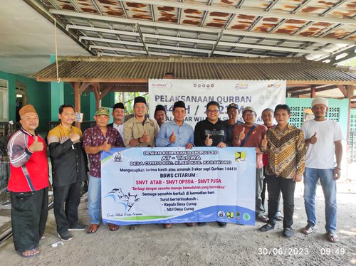 Pelaksanaan Qurban di Curug, Kab. Karawang