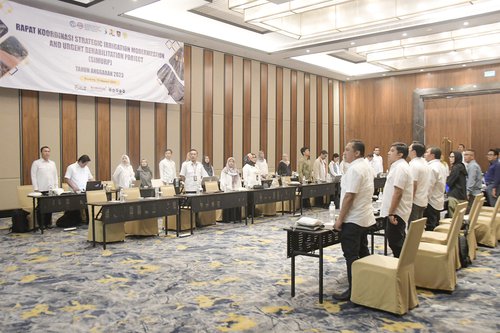 Rapat Koordinasi Strategic Irrigation Modernization And Urgent Rehabilitation Project (SIMURP) TA 2023