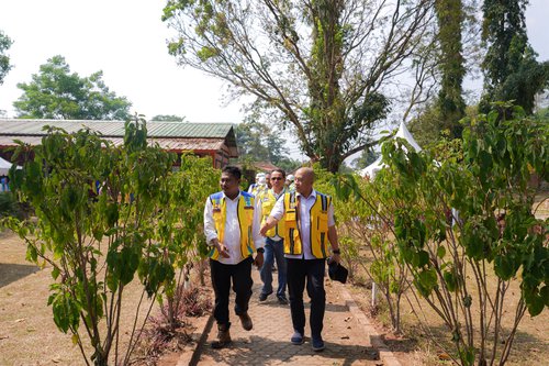 Peninjauan Lokasi Pekerjaan Bendungan Cibeet Cijurey