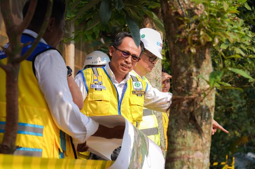 Peninjauan Lokasi Pekerjaan Bendungan Cibeet Cijurey