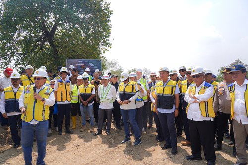 Peninjauan Lokasi Pekerjaan Bendungan Cibeet Cijurey